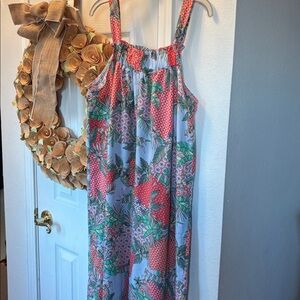Caroline Hill Tropical Print Jumpsuit